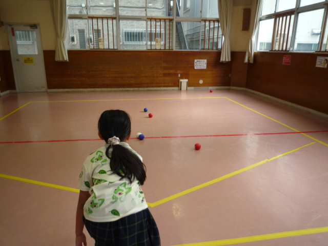 はじめてのボッチャ体験の写真