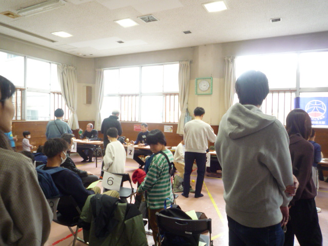 けん玉認定会の様子の写真1