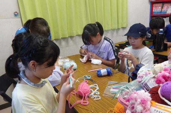 編み物ヤーンボ部の写真