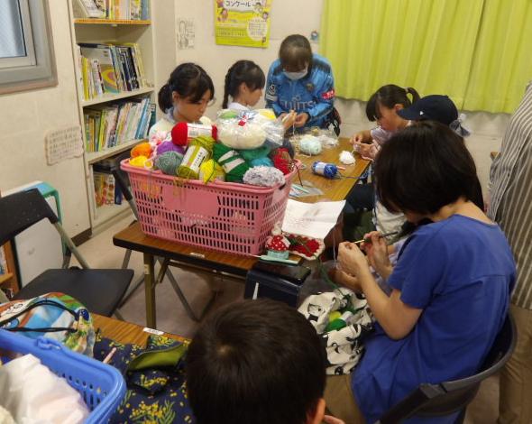編み物ヤーンボ部の写真