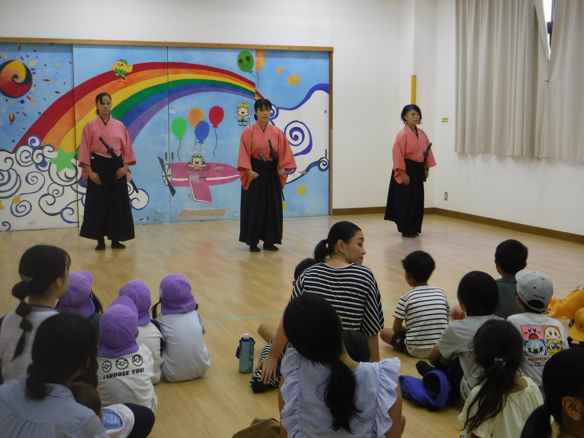 剣術ショー開始