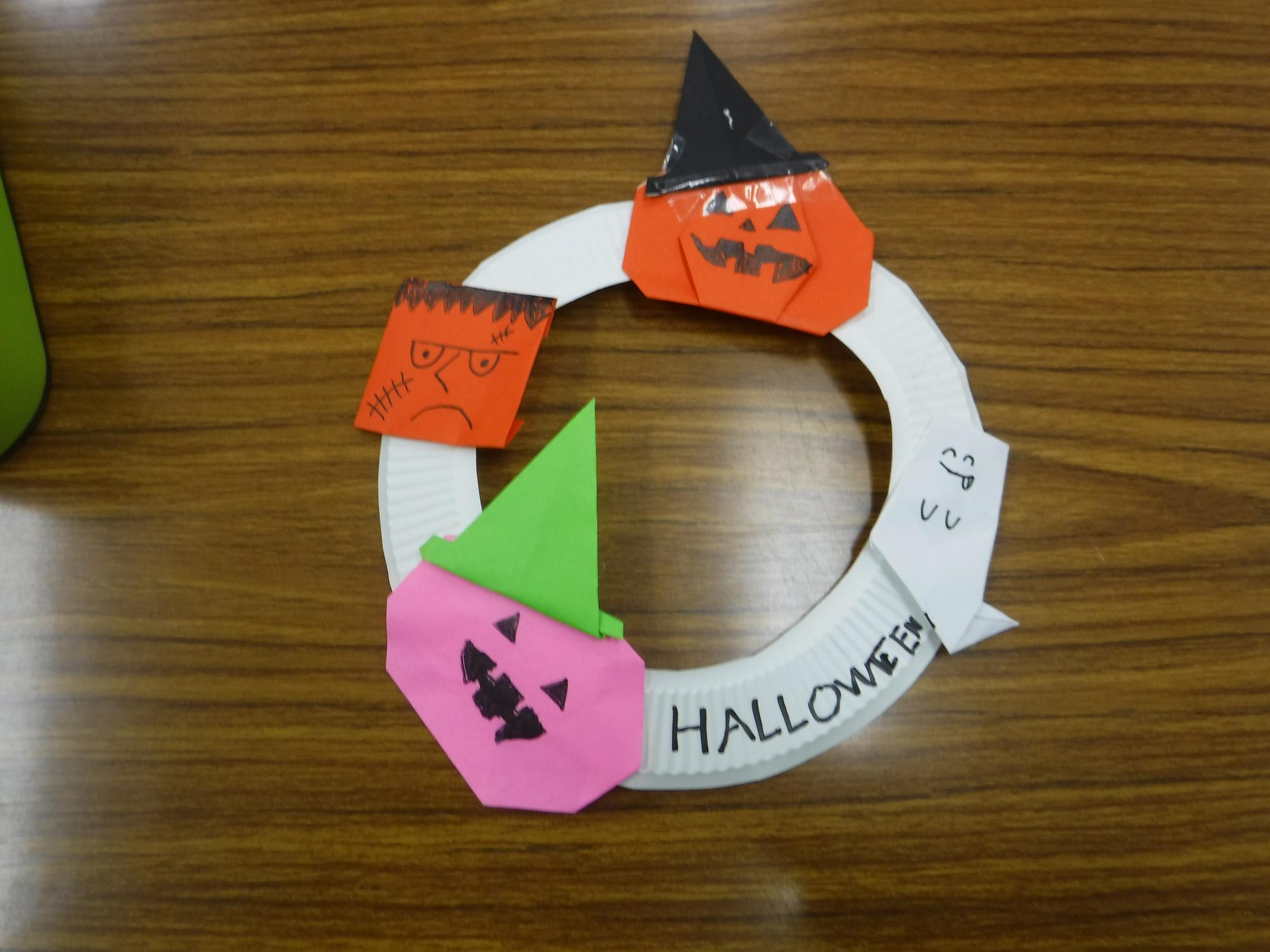 ハロウィンリースの作品