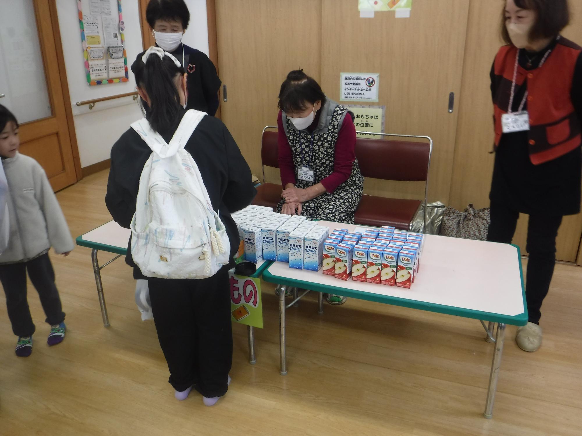 飲食コーナー飲み物