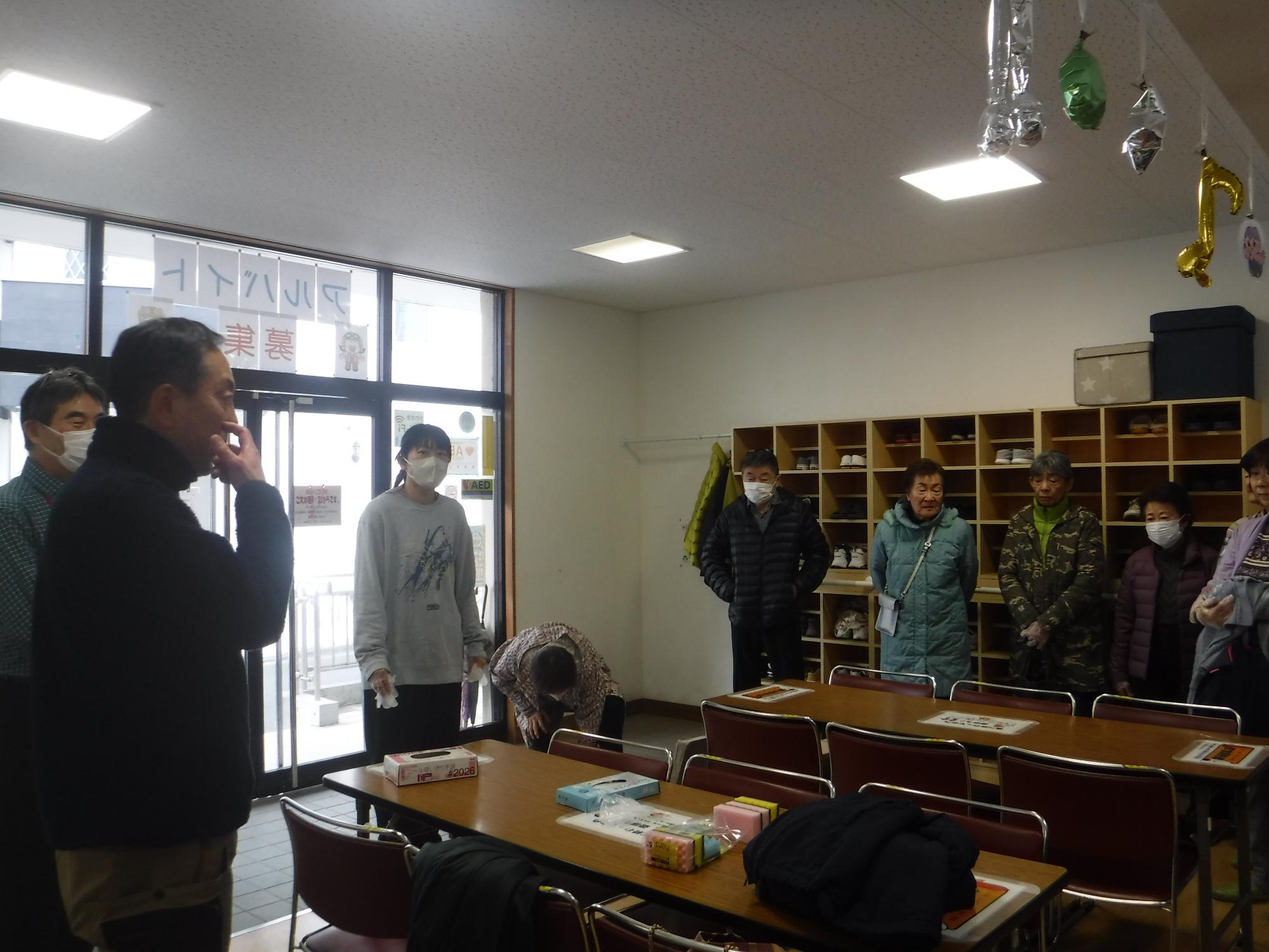 そうじ開始前の様子