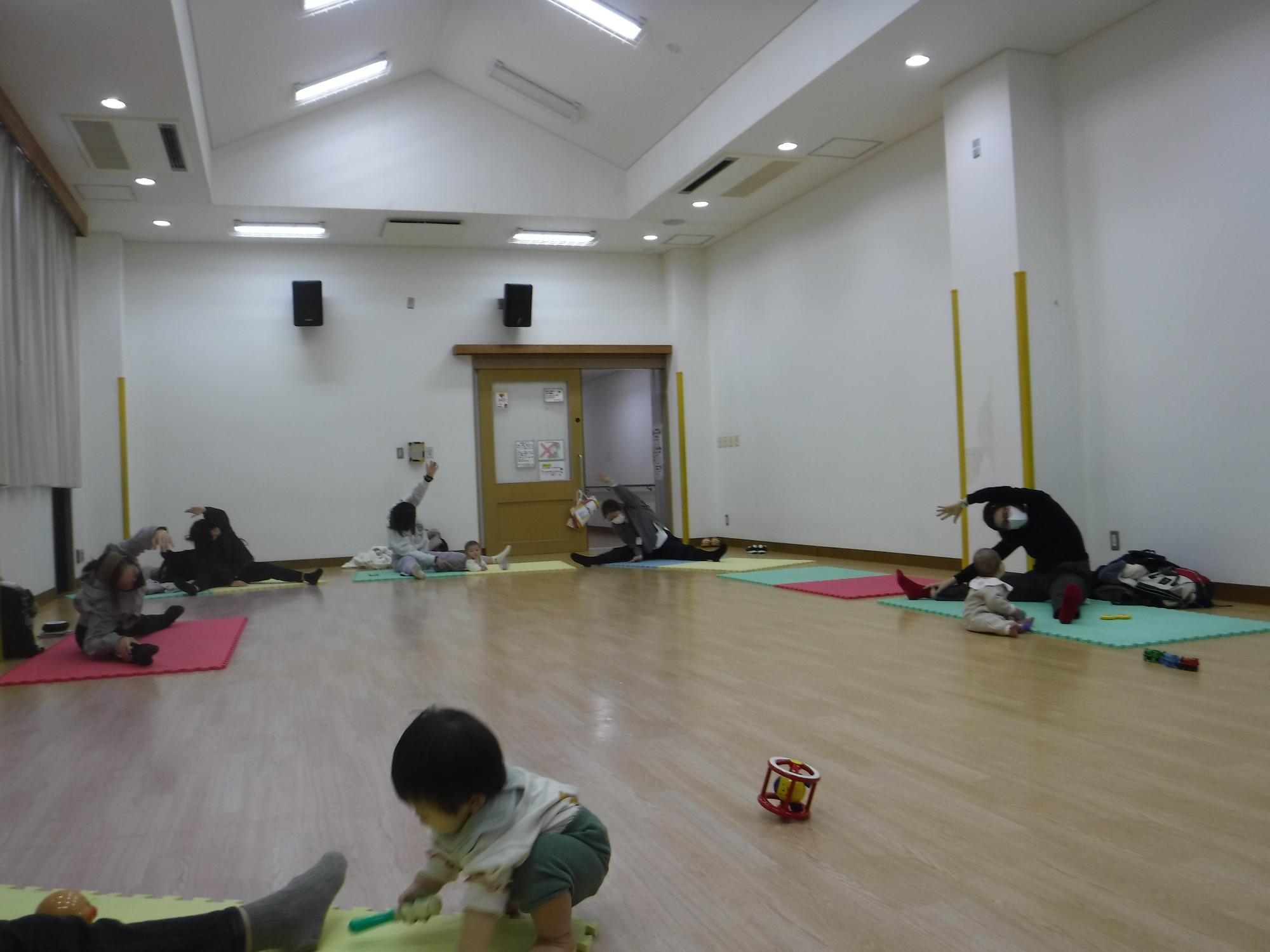 ストレッチ体操の写真