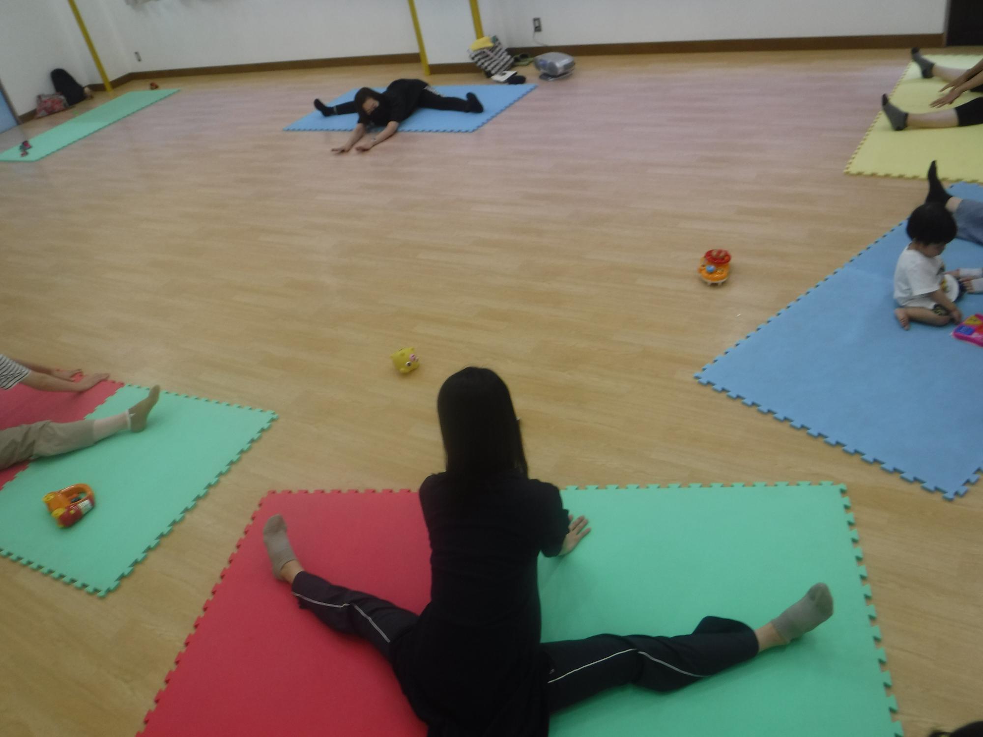 ストレッチ体操の写真