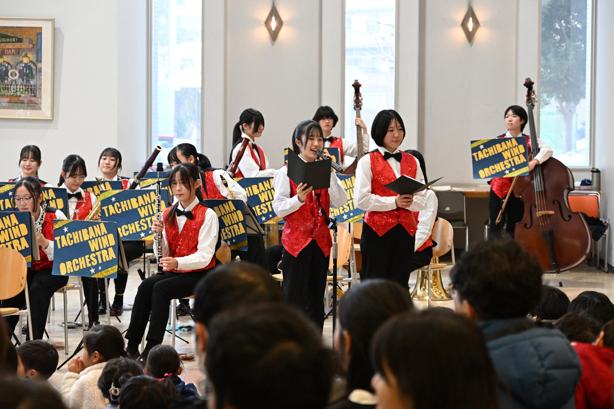 生徒さんの司会進行