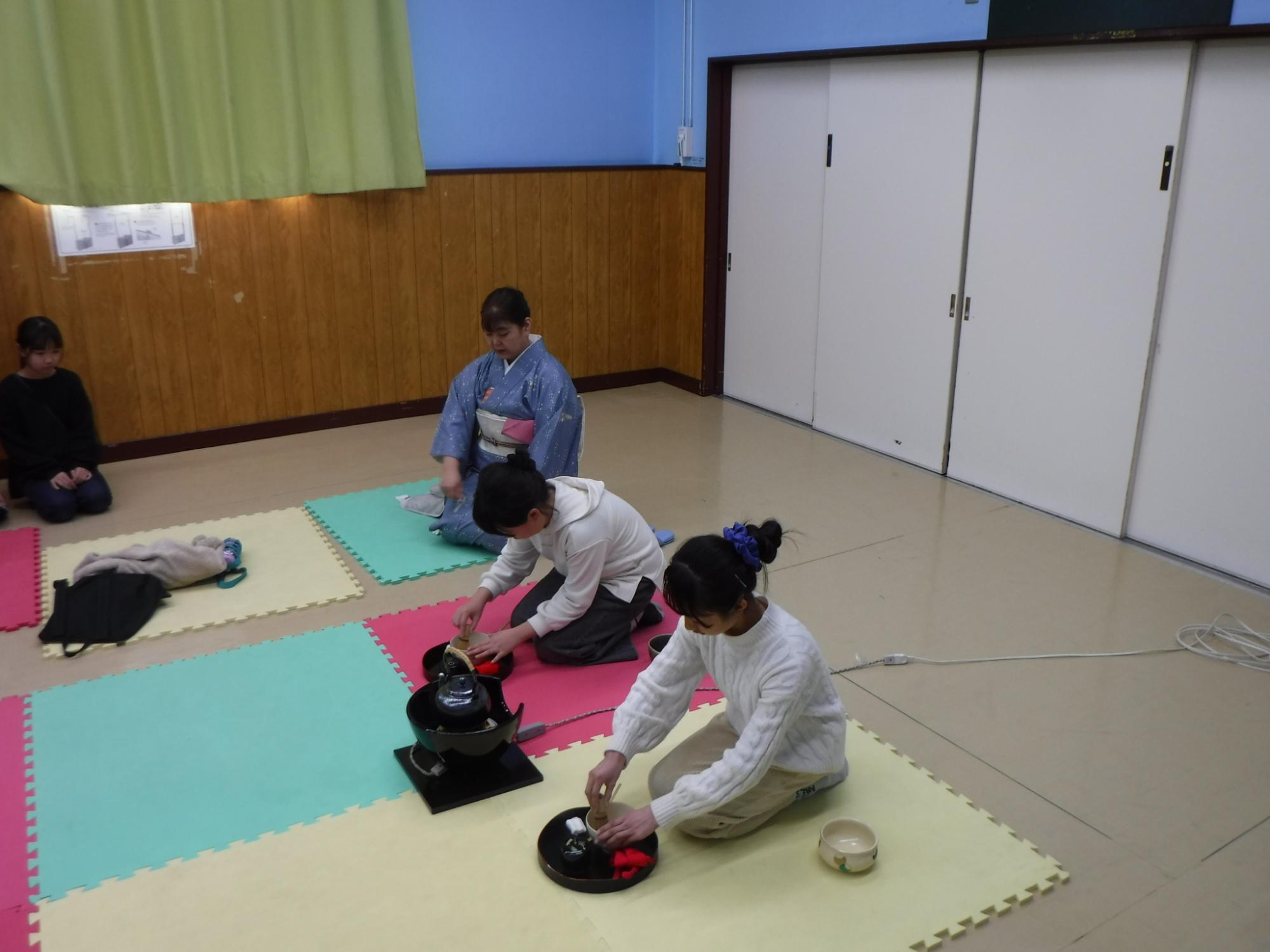 お点前の様子