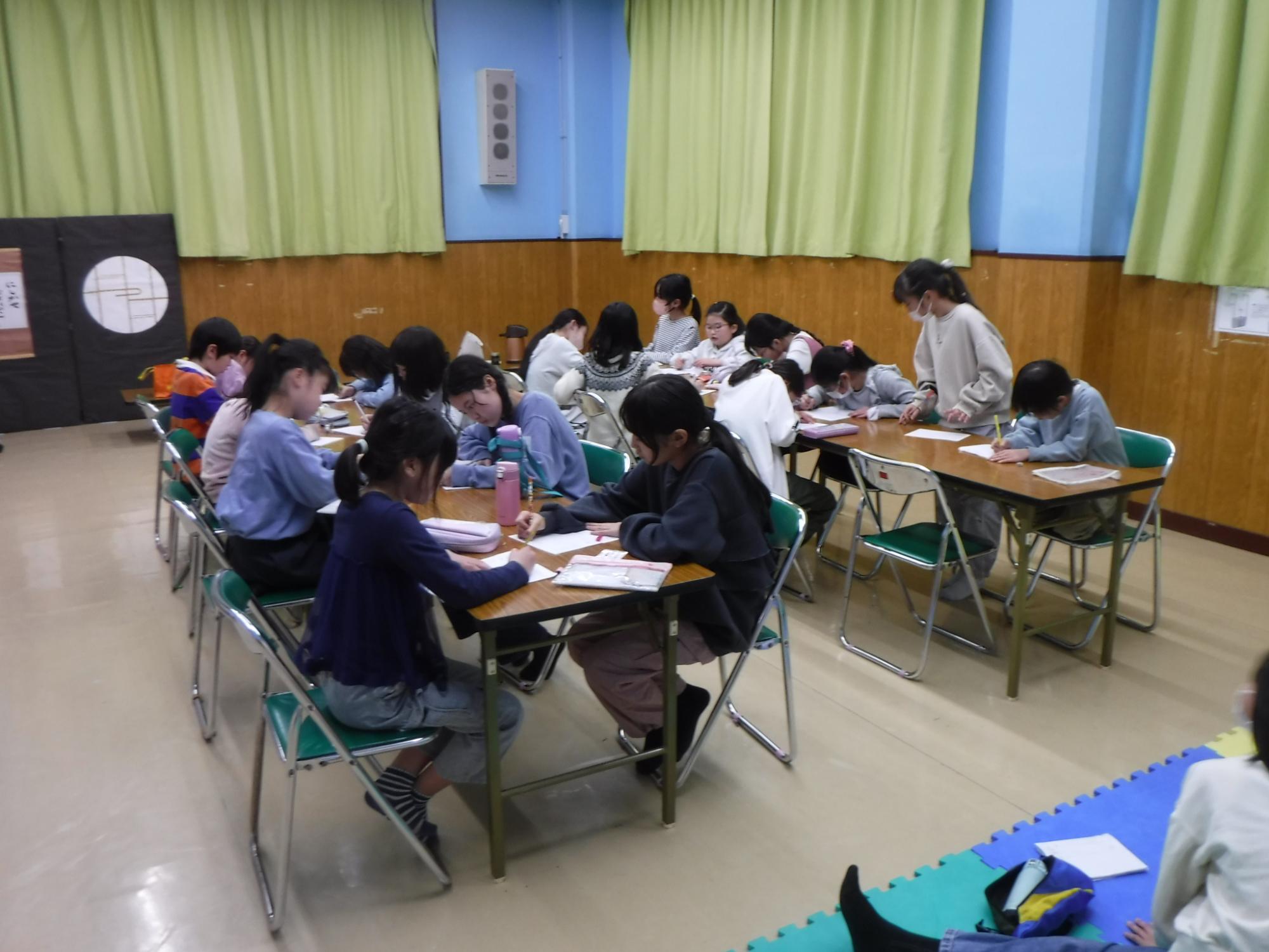 まつりの準備をしている様子