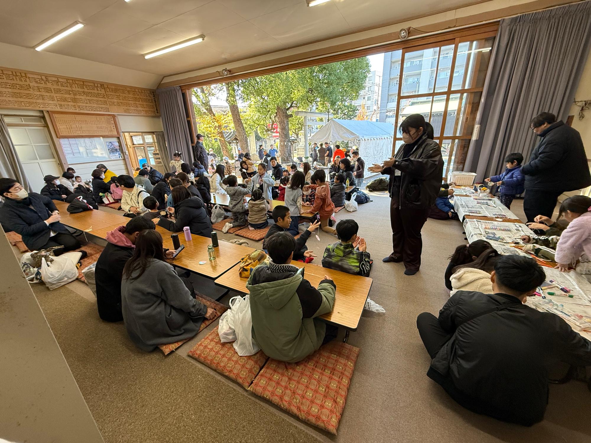 もちつき大会の様子