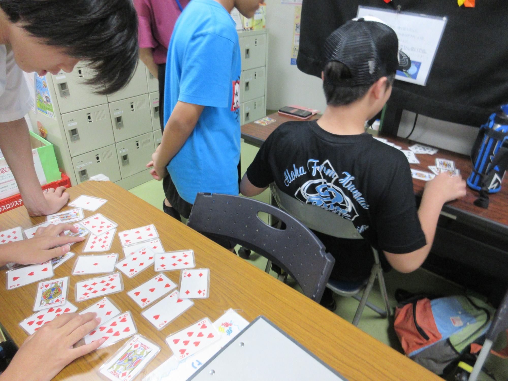 応援を受けてこんちゃれに挑戦するこども