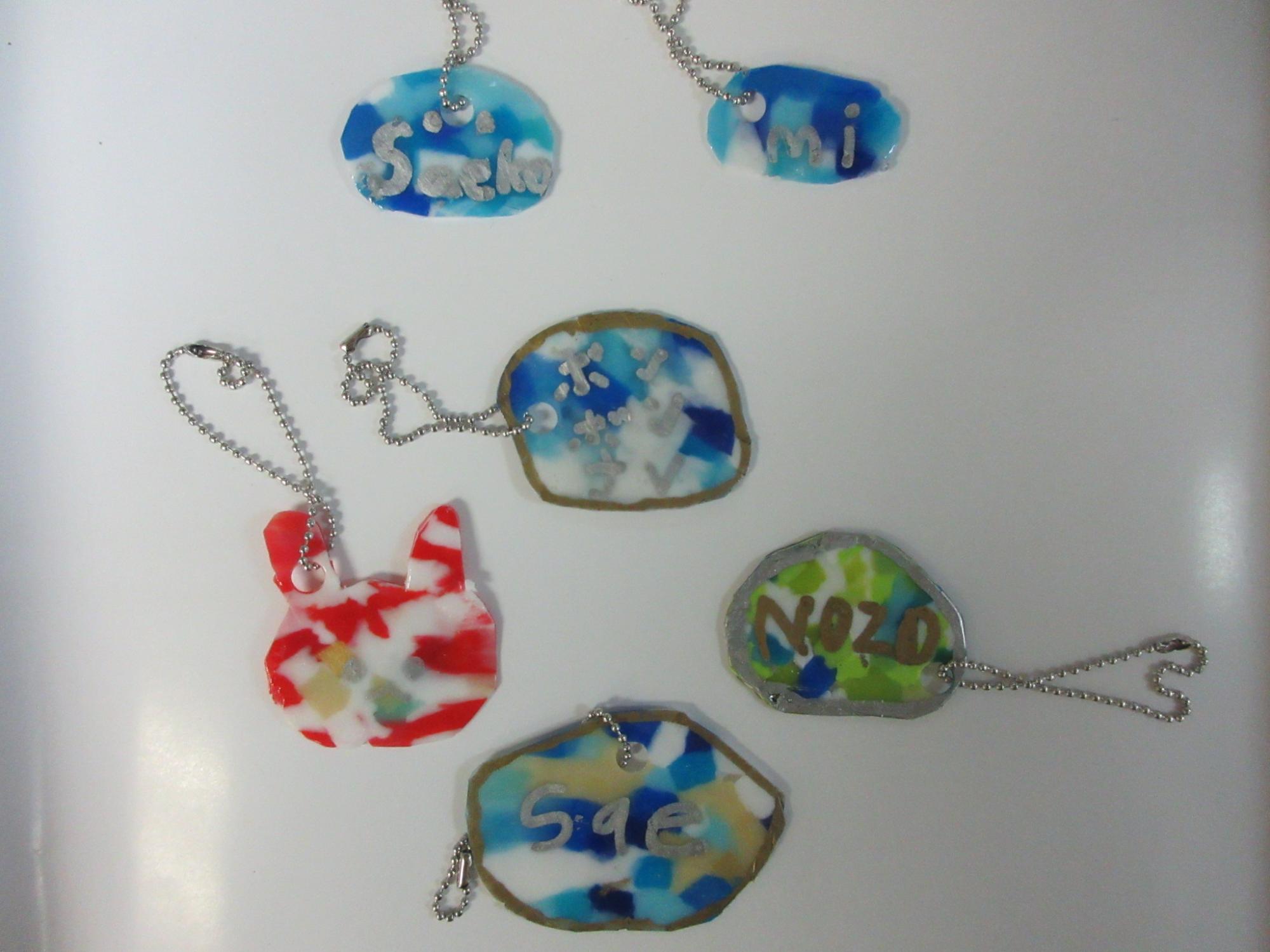 完成した子どもたちの作品の様子の写真