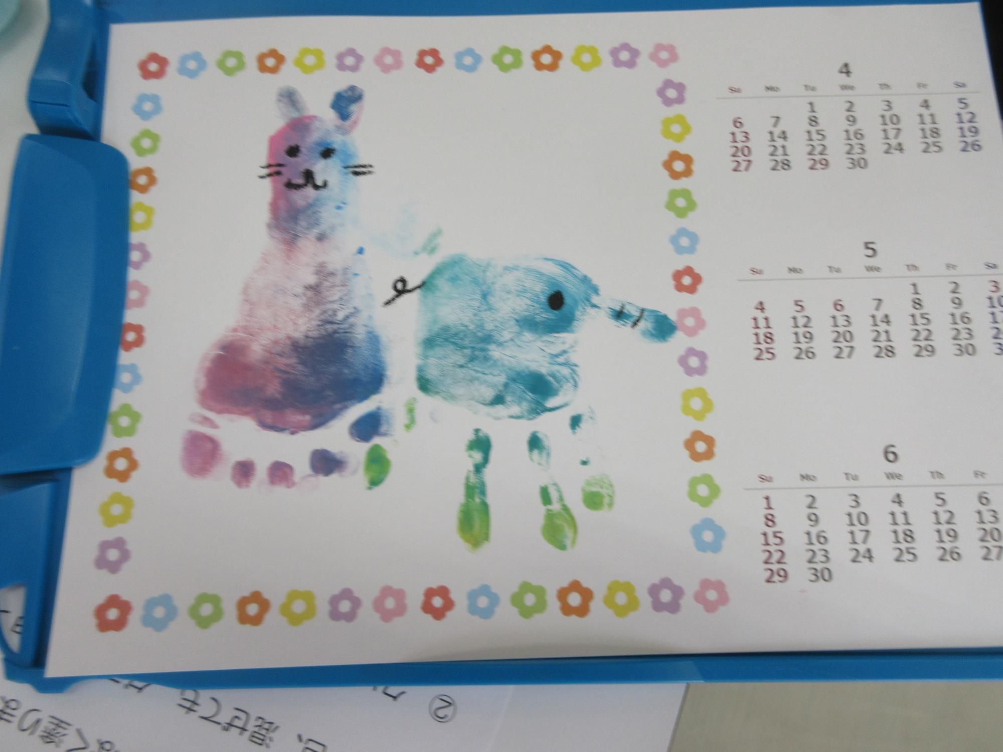 手形カレンダーの作品の写真その2