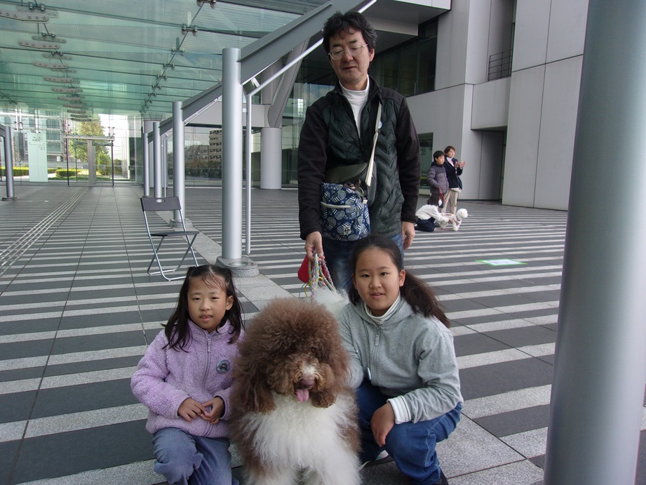 パートナーの犬と一緒に撮った写真3