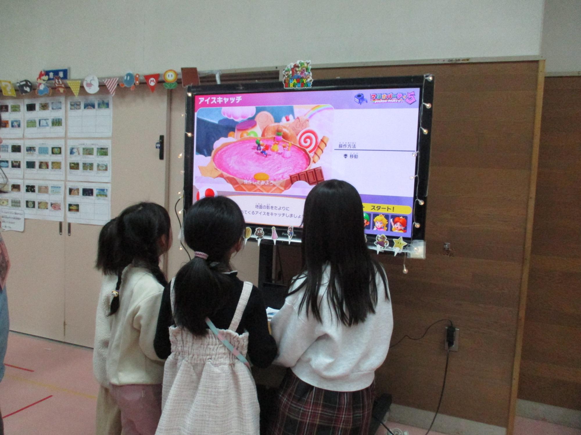 ゲームをやっている様子