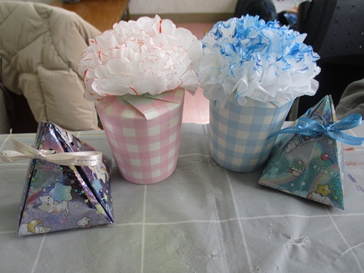 完成したラッピングの写真