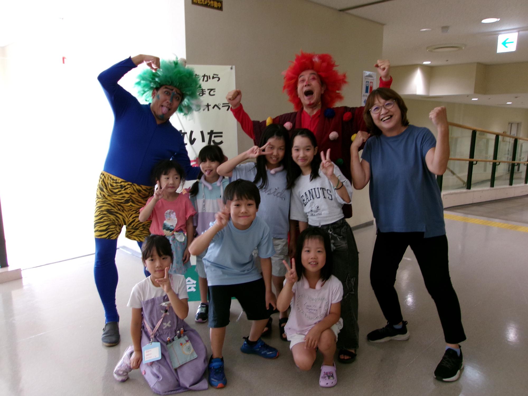 オペラ出演者との写真