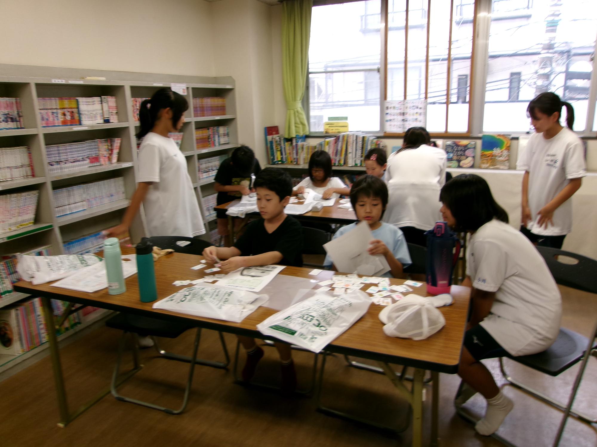 行事を行った部屋の様子の写真