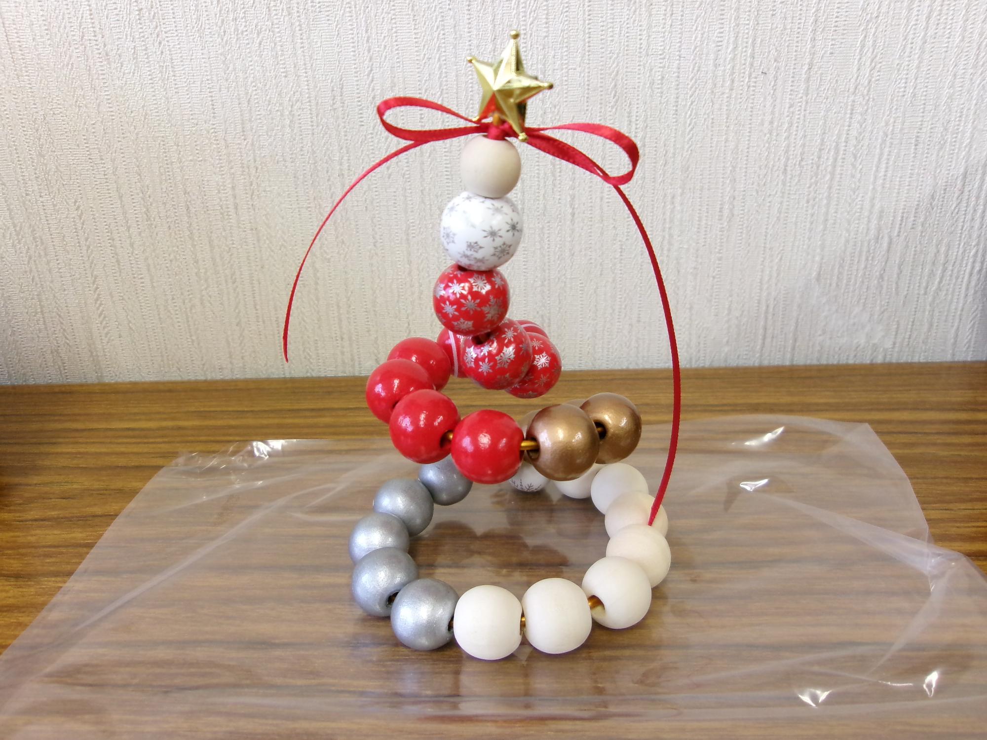 出来上がった作品の写真