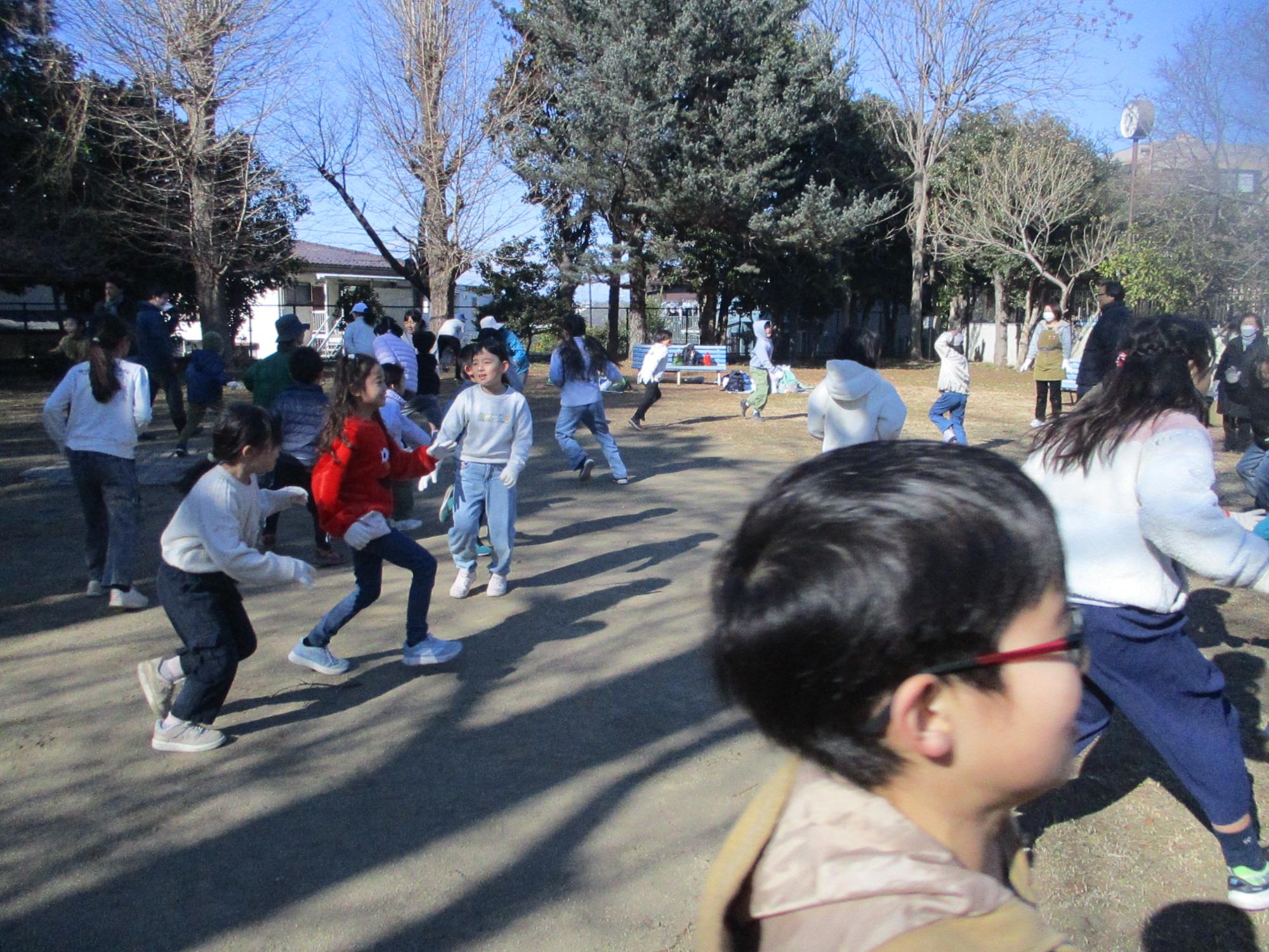 レクレーションを楽しんでいる写真