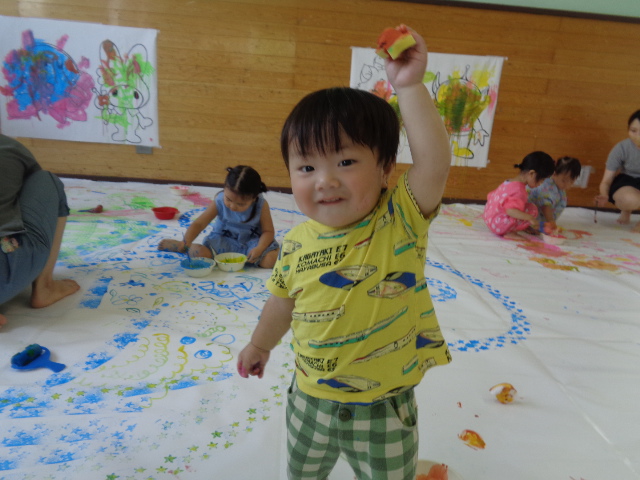 おえかきの様子
