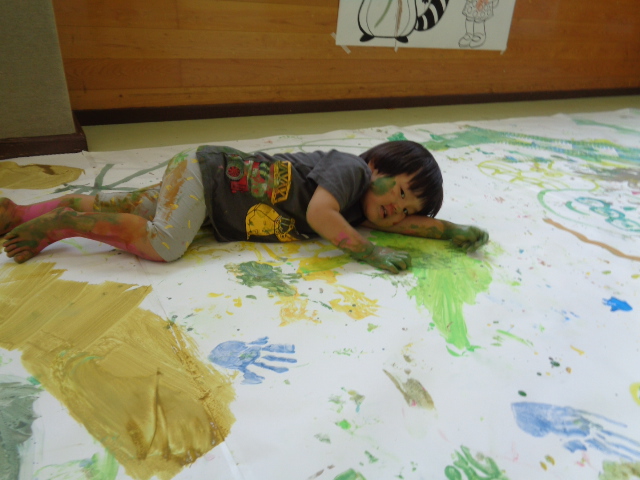 おえかきの様子