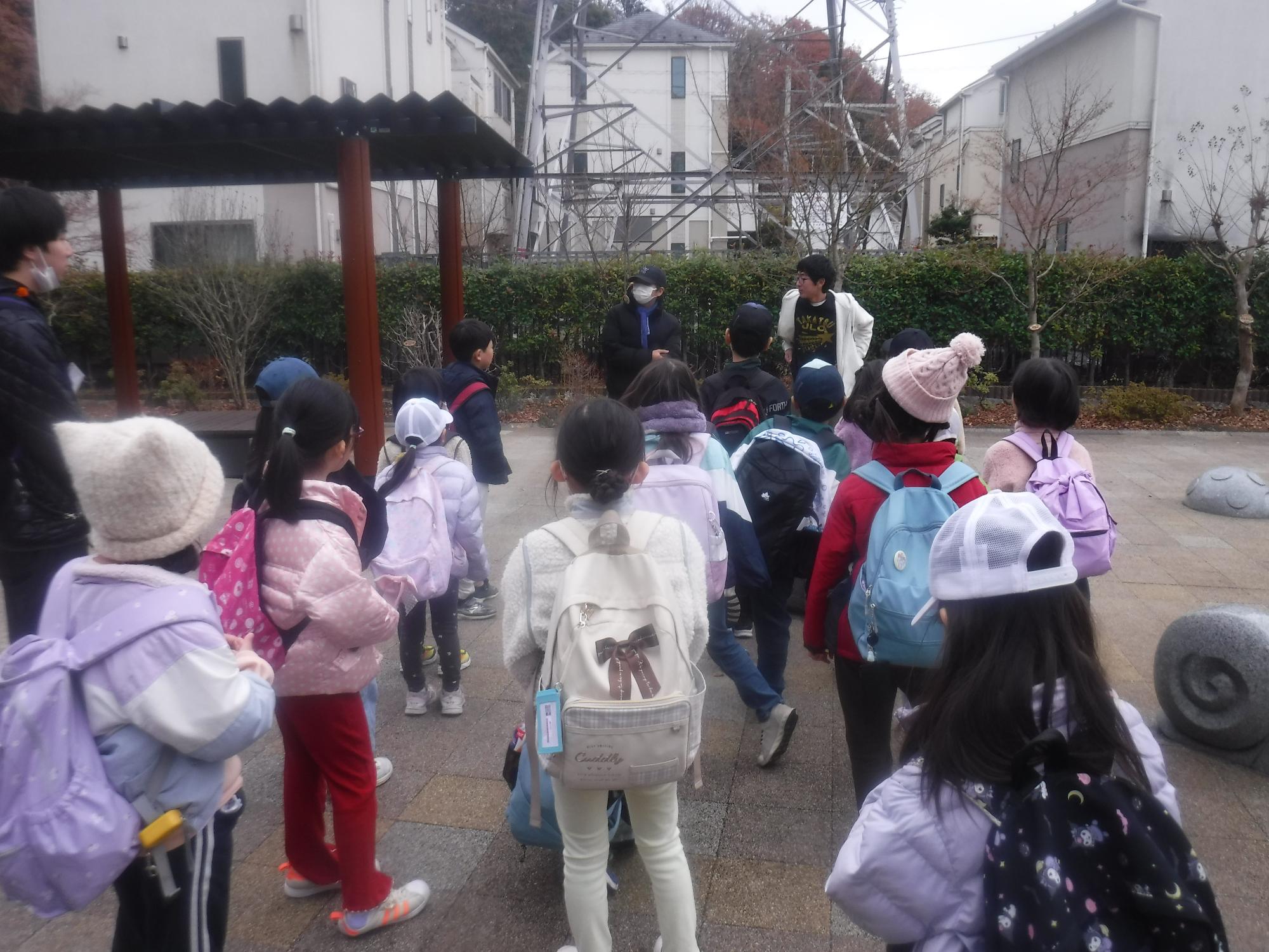 森林公園に到着