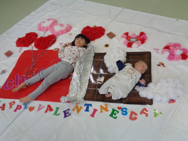 仲良く撮影している様子