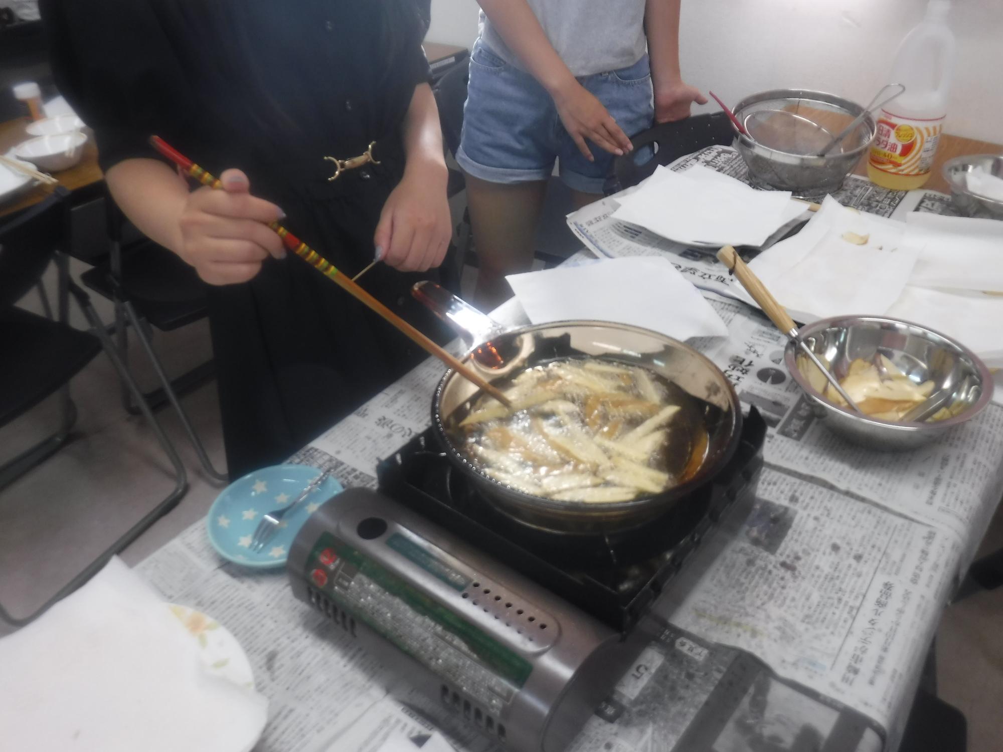 調理の様子