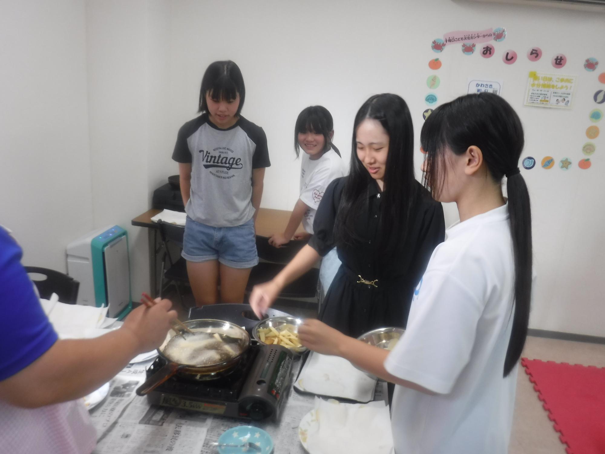 調理の様子
