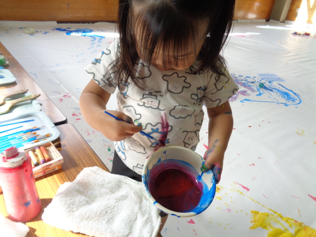 洋服にもおえかき