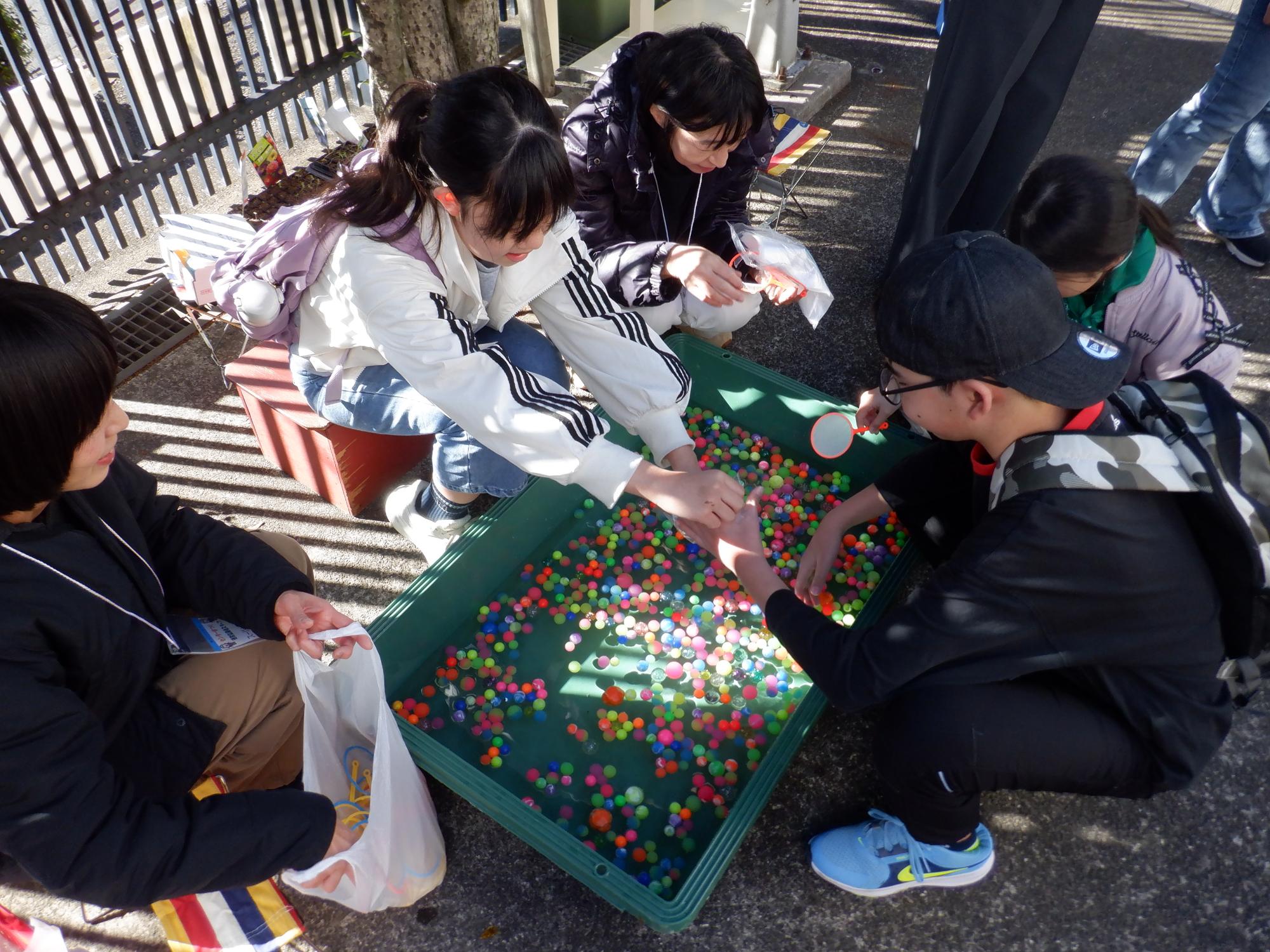 スーパーボールコーナーの様子