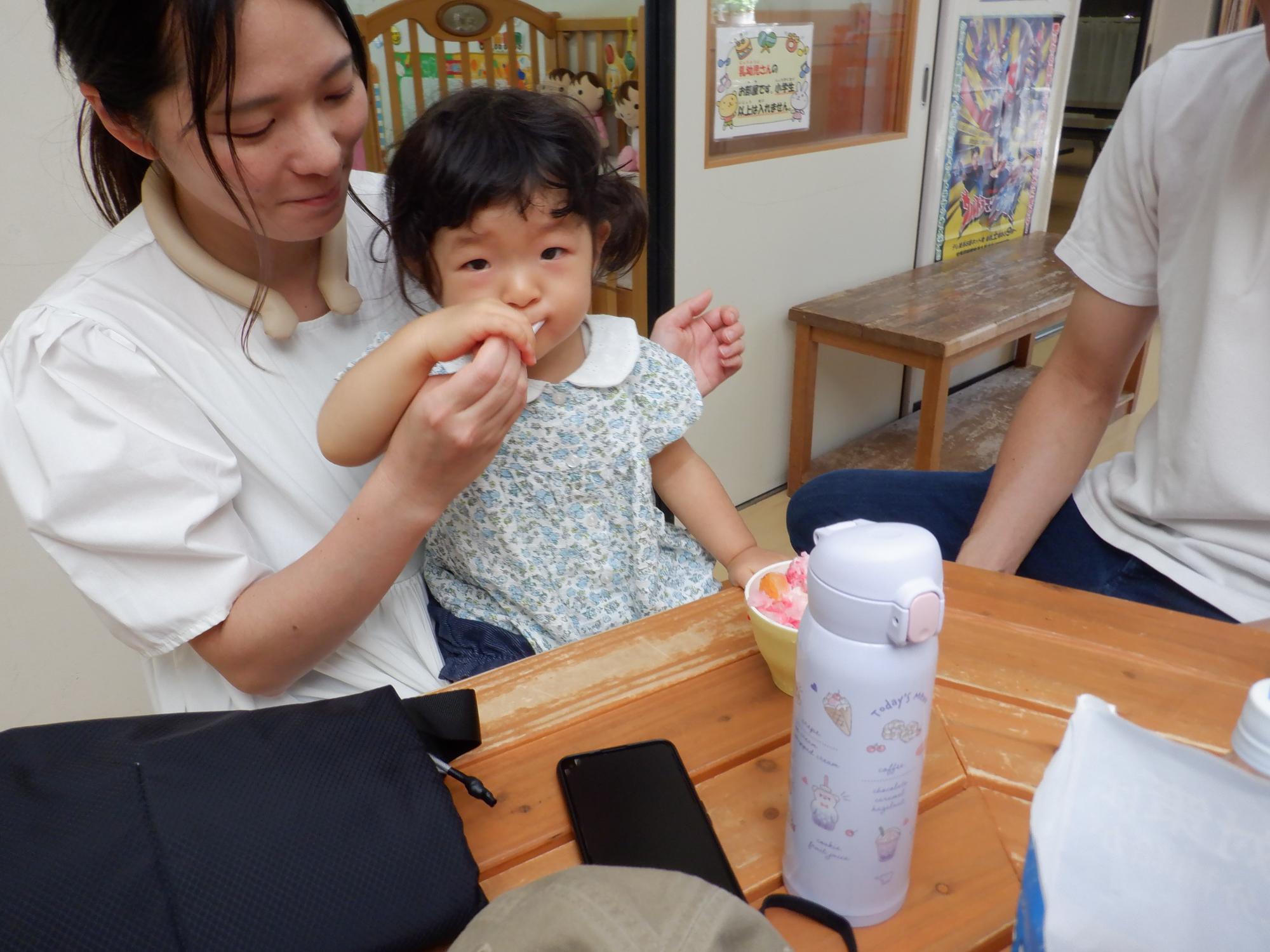 かき氷おいしいね