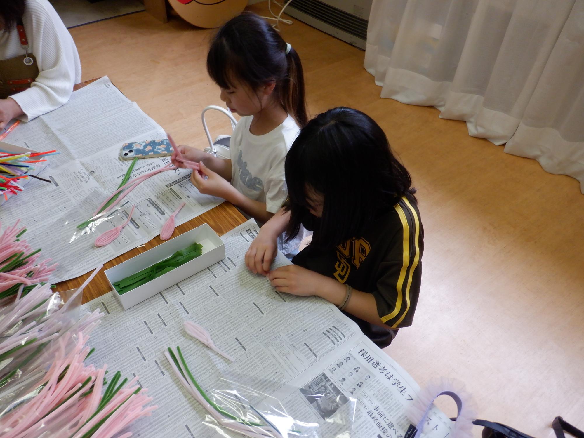 モールで作成している様子