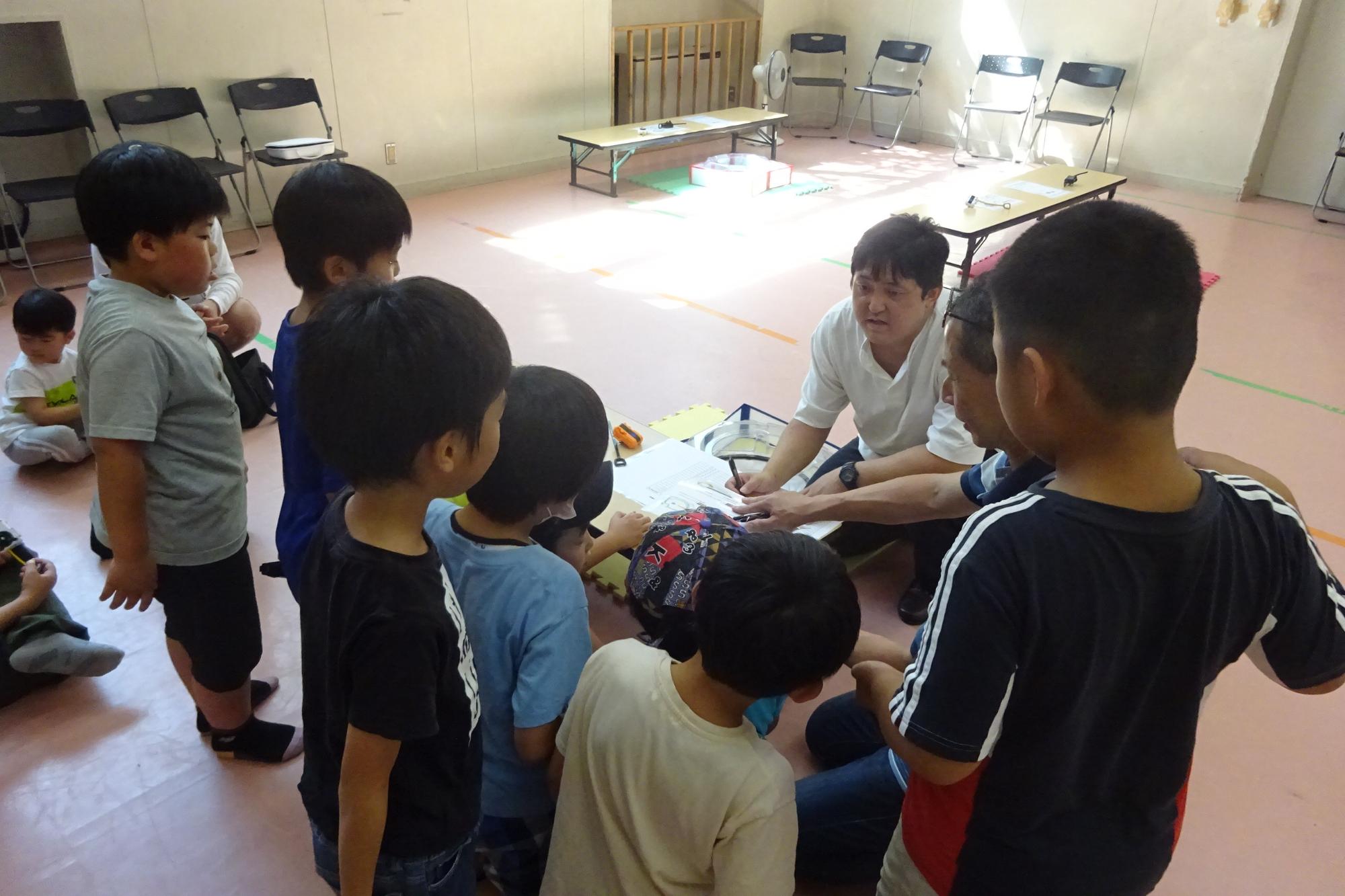 ベイブレード体験会の様子
