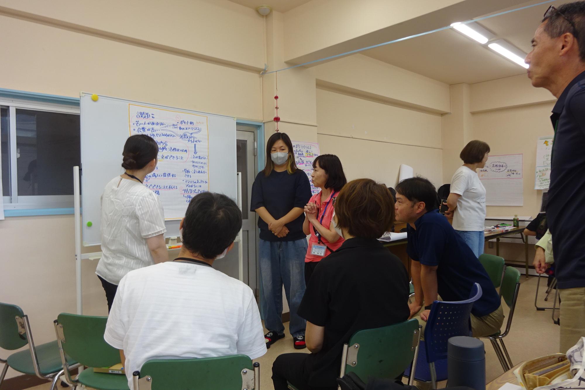 区研修の様子