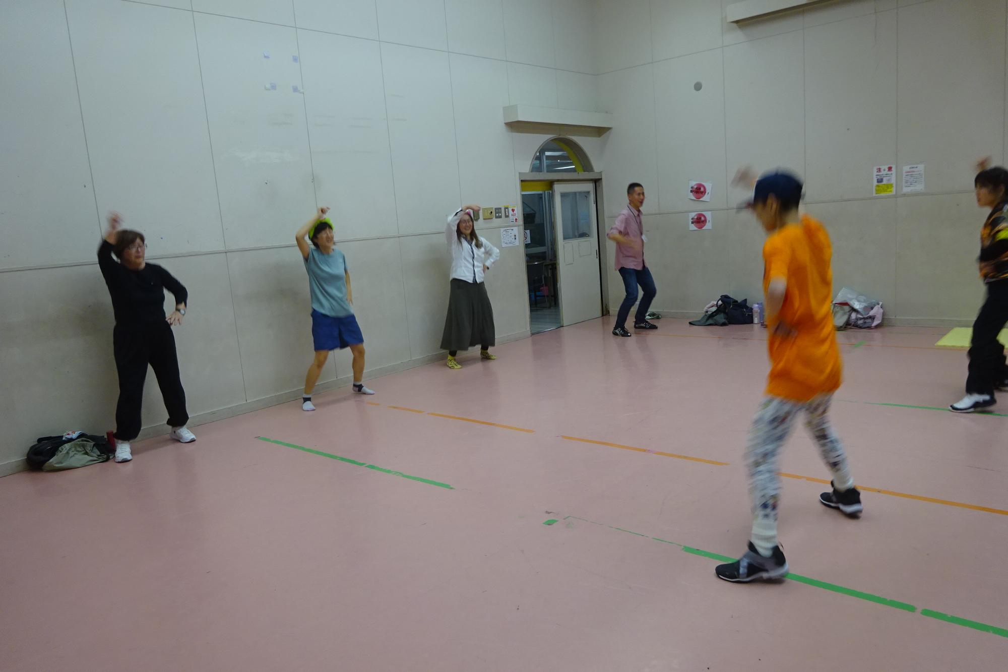 ZUMBAクラブの様子