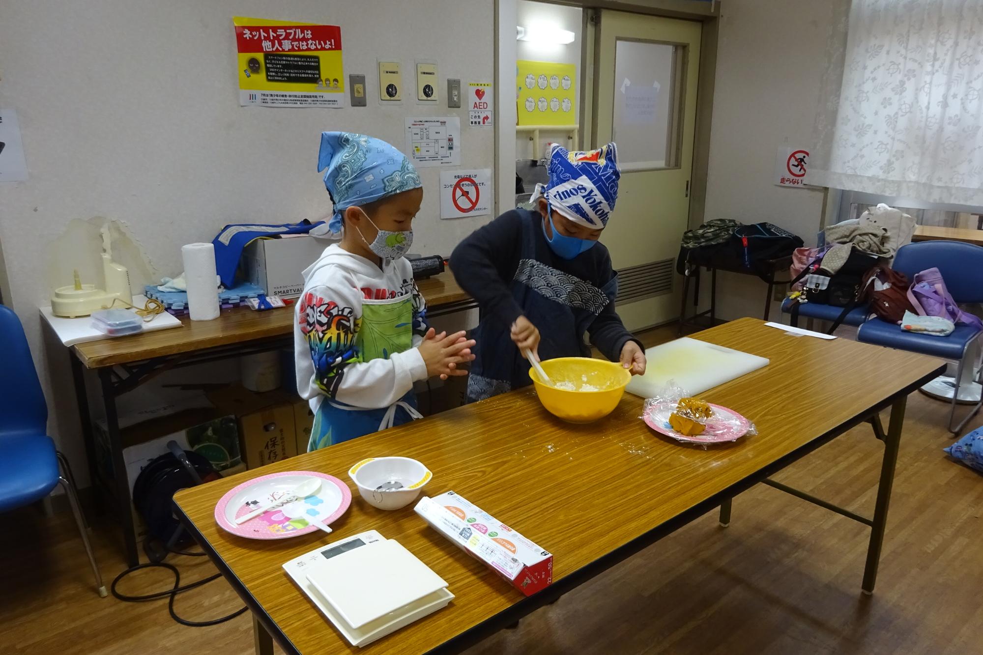 わたりだクッキングの様子