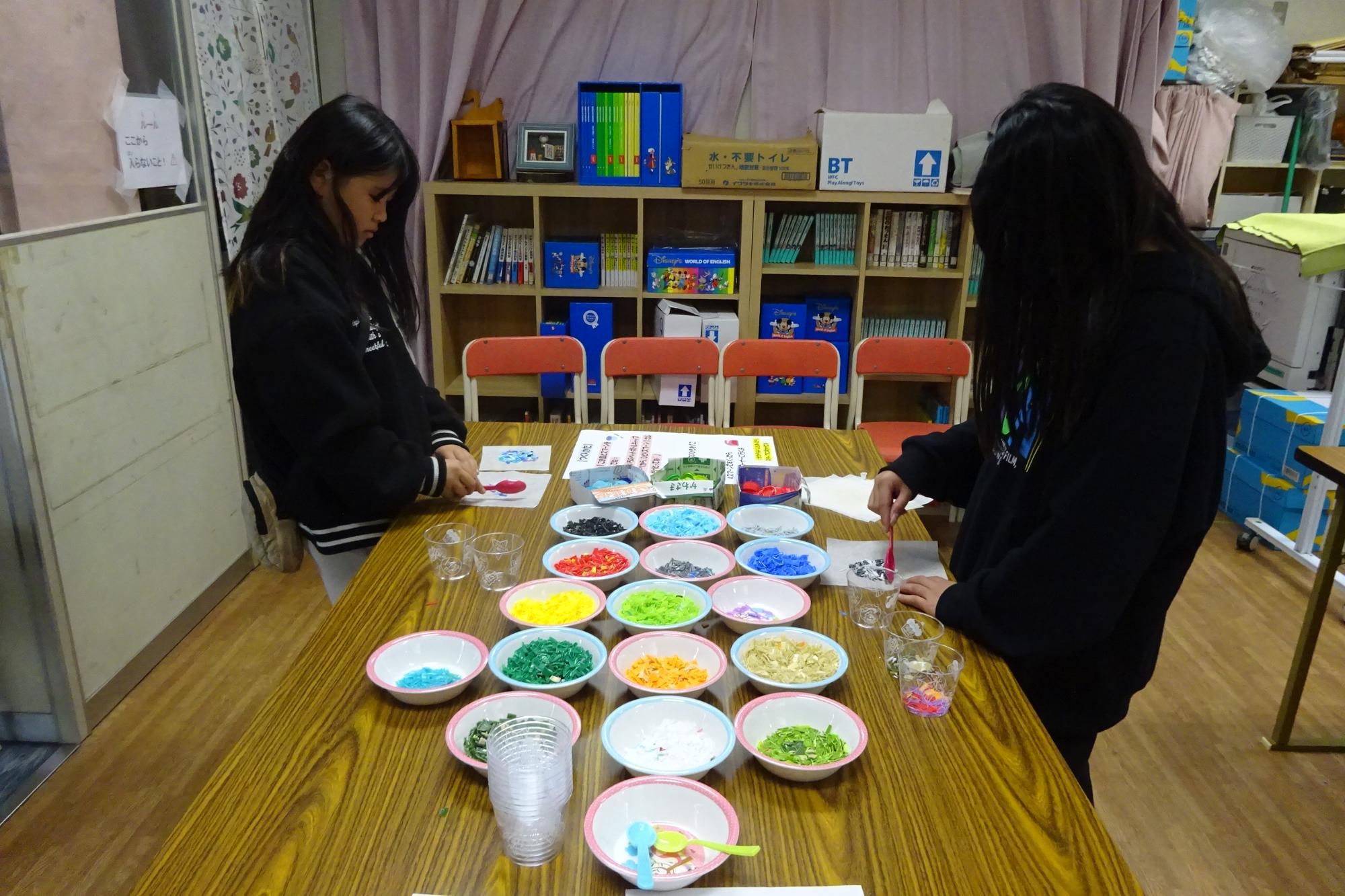 ペットボトルキャップDEクラフトアンコール！