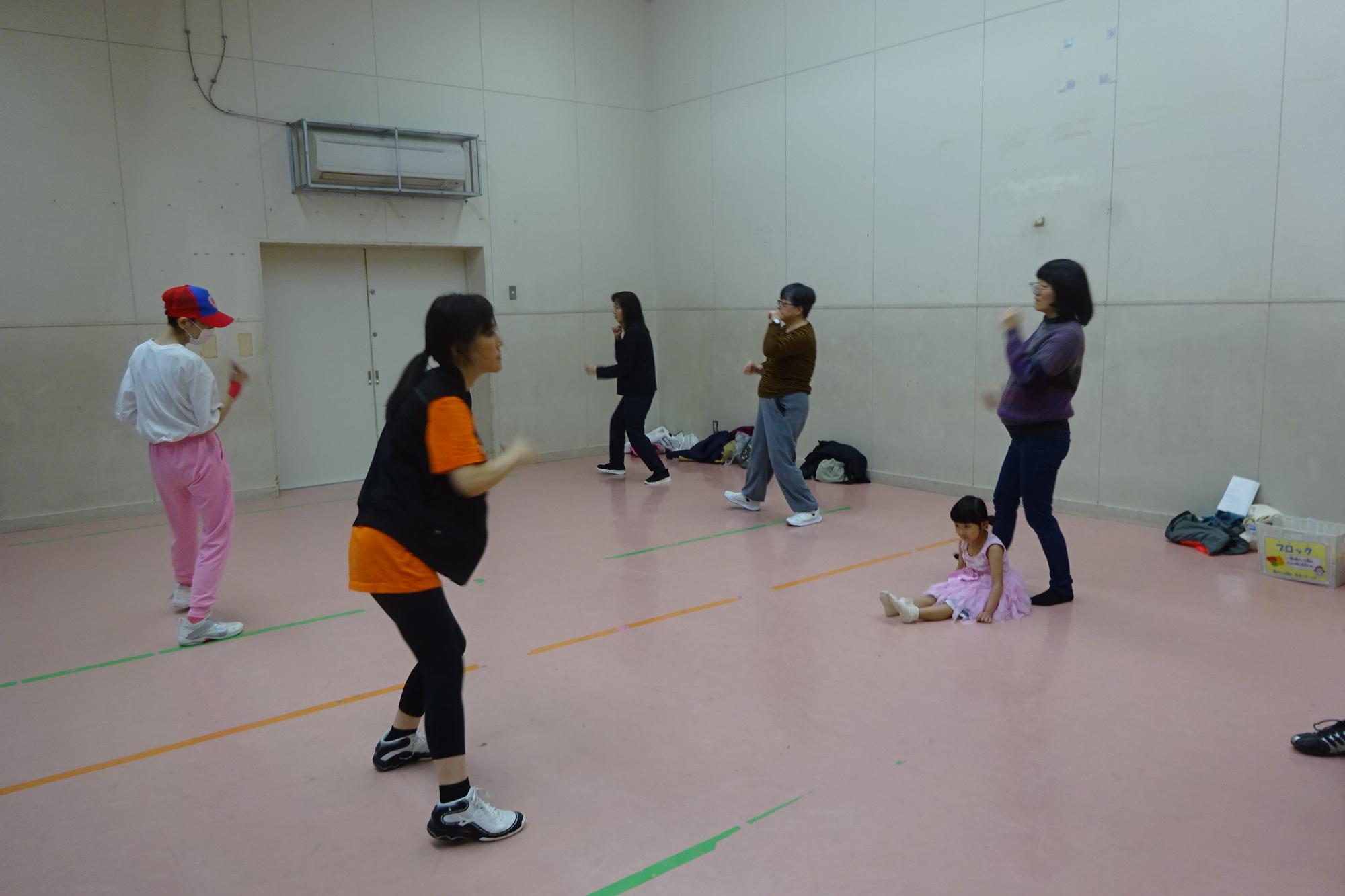 ZUMBAクラブの様子