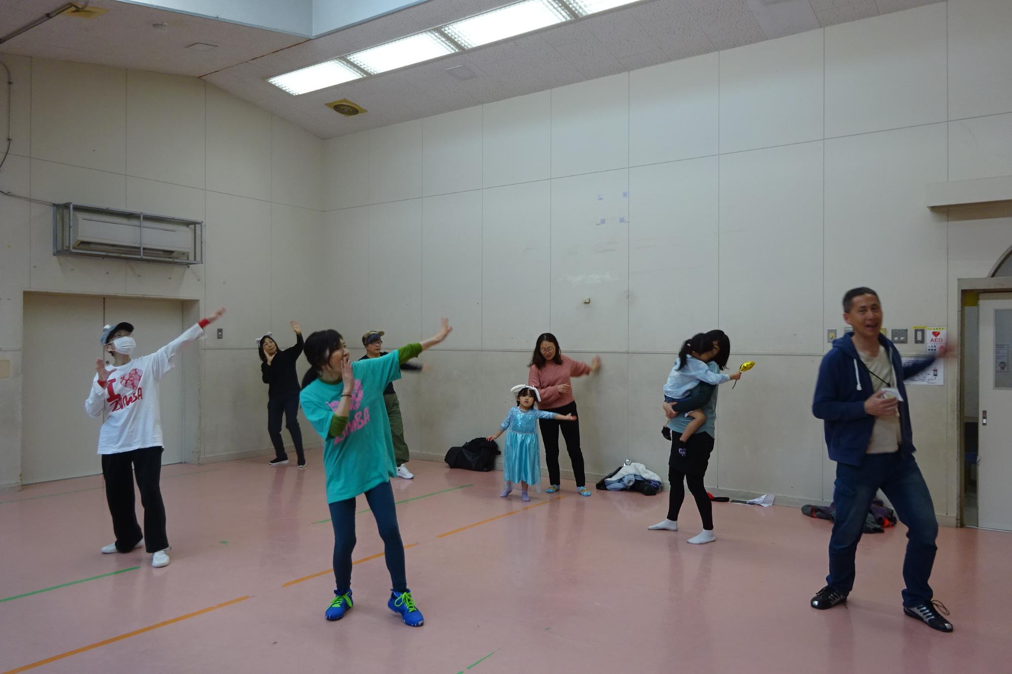 ZUMBAクラブの様子