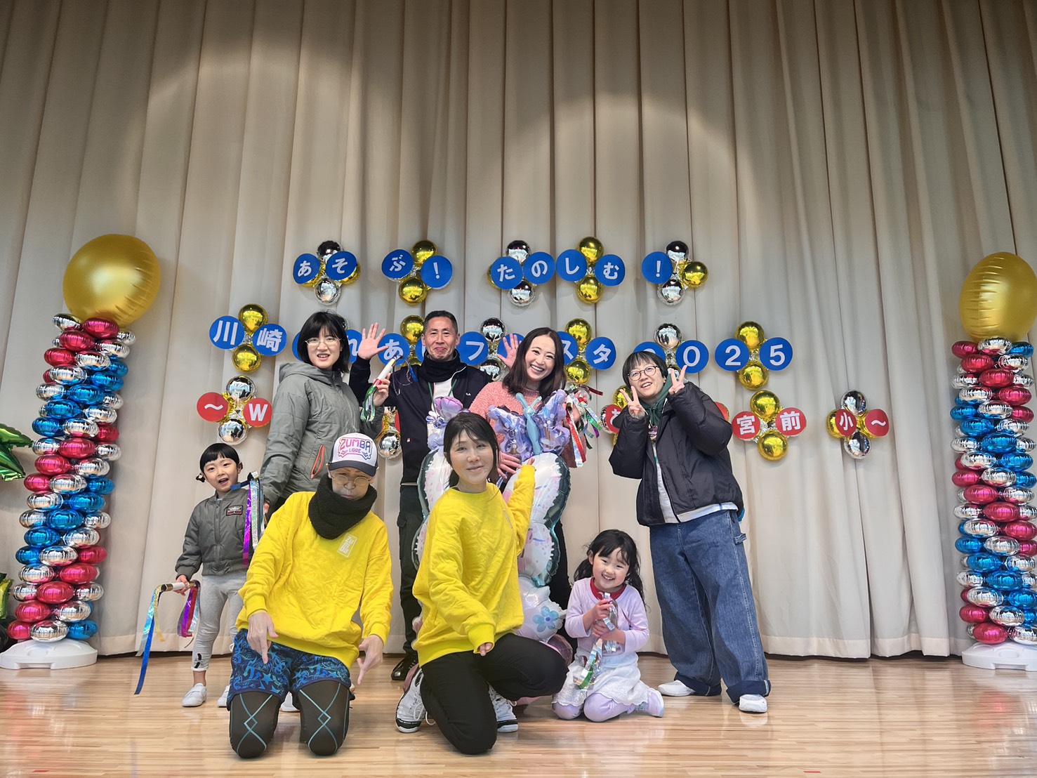 区行事ZUMBAクラブの様子