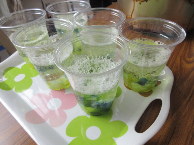 ポップゼリーソーダのデザート