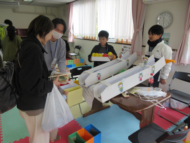 ボールキャッチブースの写真