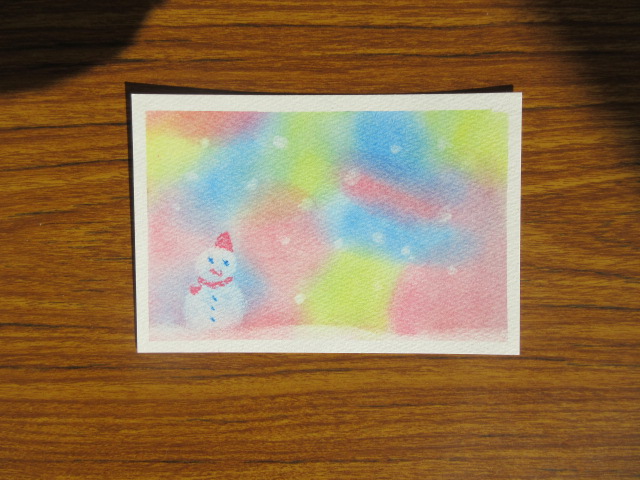 パステルアートの写真