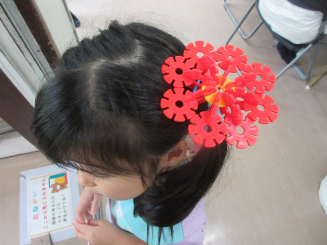 子どもが作った作品の写真
