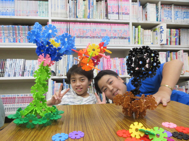 子どもが作った作品の写真