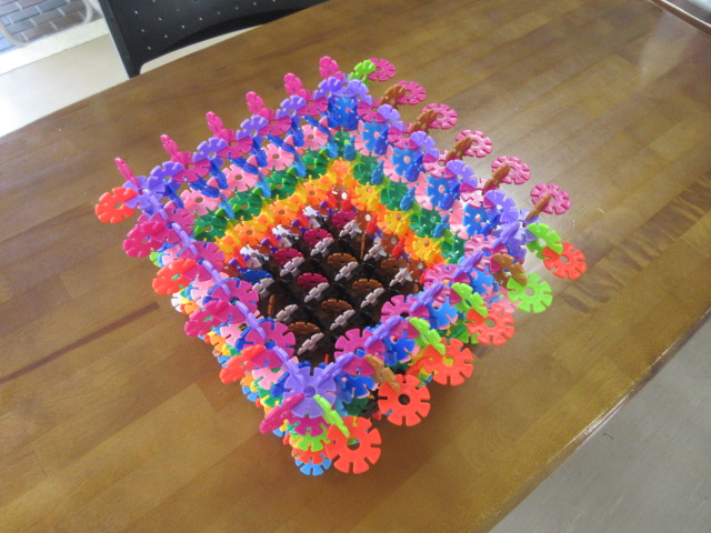 子どもが作った作品の写真