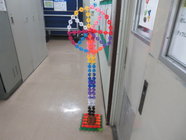 子どもが作った作品の写真