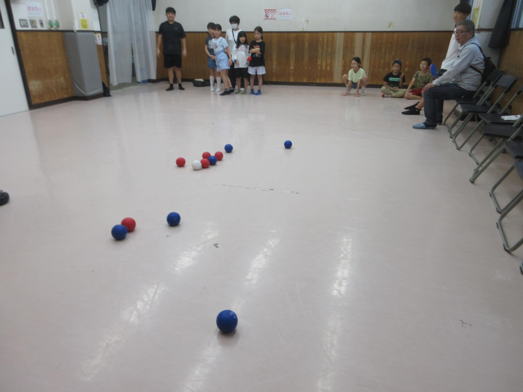 ボッチャの様子